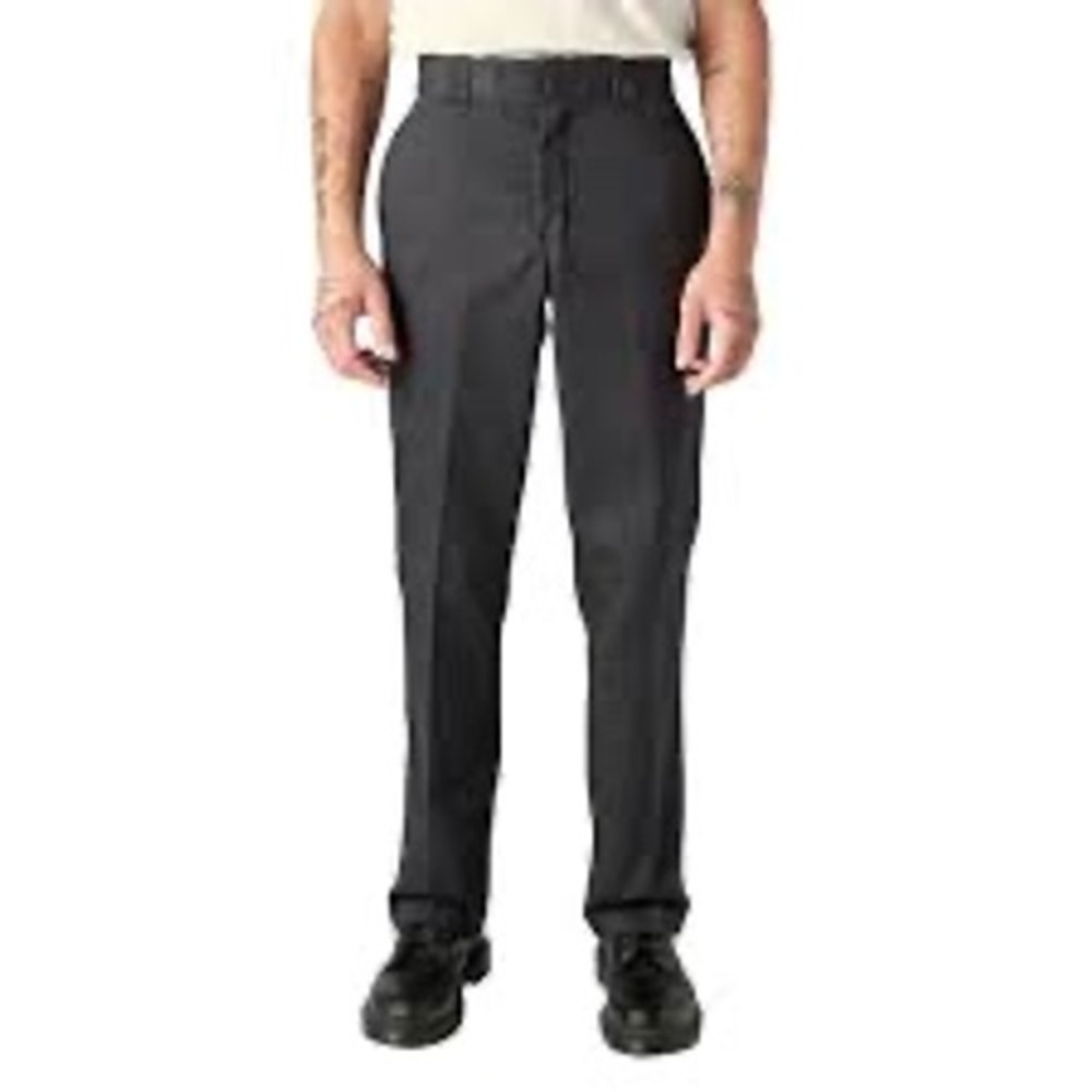 Dickies Flex Active Waist Twill Work Pant Mens 38x34 Black WP840BK Straight Leg